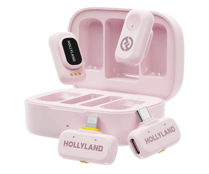 Mikrofon Hollyland LARK A1 Combo Cloud Pink